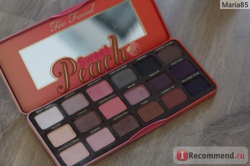 Тени для век Too Faced Sweet peach eyeshadow palette фото