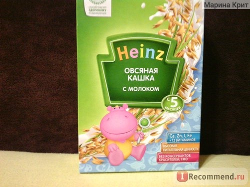 овсяная каша Heinz