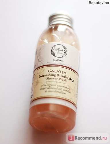 Гель для душа Fresh Line GALATEA Галатея Кокос, миндаль, ваниль и маршмеллоу фото