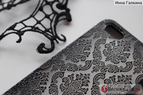 Чехол для мобильного телефона Aliexpress Hot damask vintage pattern rubber protector hard case cover for Apple iPhone 5/5S black фото