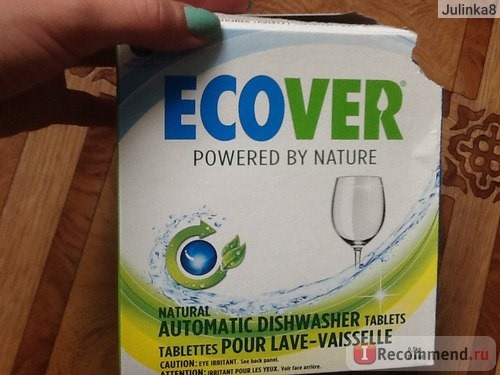 Таблетки для посудомоечных машин Ecover Natural Automatic Dishwasher Tablets фото