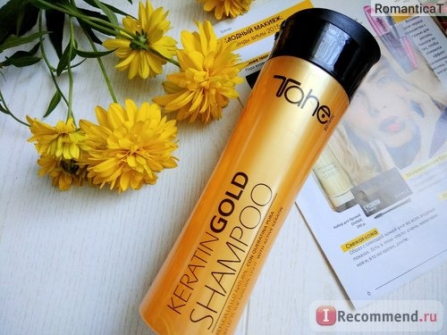 Шампунь Tahe Keratin Gold Shampoo фото