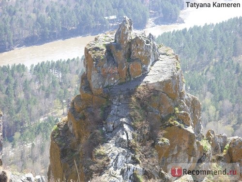 Скала Чертов палец, Алтай, Россия фото