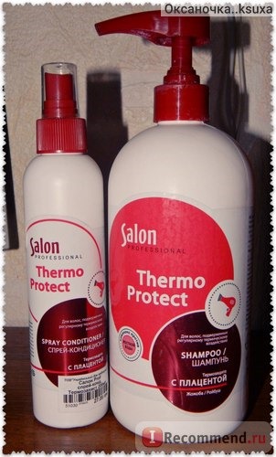 Шампунь ЭЛЬФА Salon professional Thermo Protect с плацентой фото