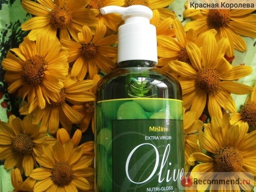 Шампунь Mistine Extra virgin Olive nutri-gloss hair shampoo фото