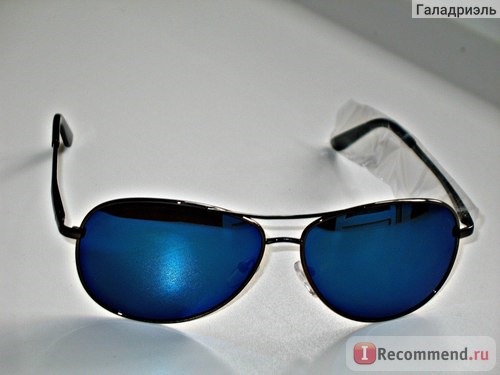 Солнцезащитные очки Ebay Aviator Design Ice Blue Lens Driving Glasses Men Polarized Sport Sunglasses A03 фото