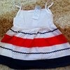 Комплект AliExpress Kids Baby Girls Skirt+ Pants 2 Pcs Set Blue Striped Straps Outfits Clothes Free Shipping фото