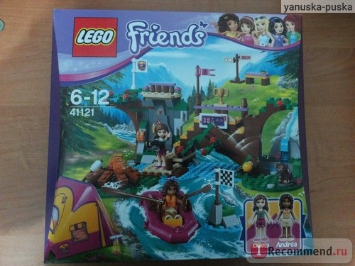 Lego Friends Спортивный лагерь: Сплав по реке фото